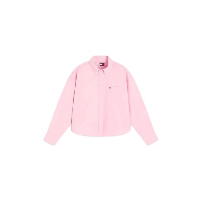 риза,с,дълъг,ръкав,дамски,ризи,мъжки,ризи,tommy,jeans,dw0dw23339,long,sleeve,shirt,pink,(pink,sugar)