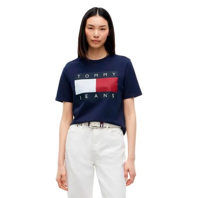 тениска,мъжки,тениски,дамски,тениски,tommy,jeans,dw0dw23552,short,sleeve,t,shirt,blue,(dark,blue)