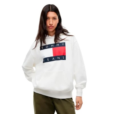 суичър,дамски,блузи,tommy,jeans,dw0dw23554,hoodie,white,(ecru)