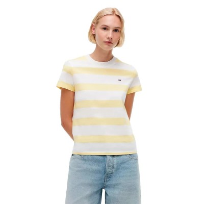 тениска,мъжки,тениски,дамски,тениски,tommy,jeans,dw0dw23801,short,sleeve,t,shirt,yellow,(citronella,stripe)