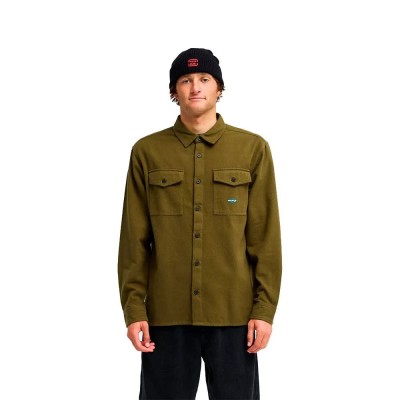 риза,с,дълъг,ръкав,дамски,ризи,мъжки,ризи,billabong,del,mar,long,sleeve,shirt,green,(winter,moss)