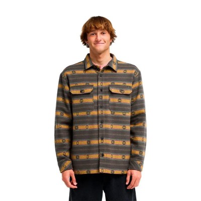 риза,с,дълъг,ръкав,дамски,ризи,мъжки,ризи,billabong,offshore,lined,long,sleeve,shirt,brown,(raven)