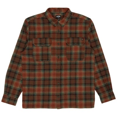 риза,с,дълъг,ръкав,дамски,ризи,мъжки,ризи,billabong,offshore,long,sleeve,shirt,brown,(dark,cedar)