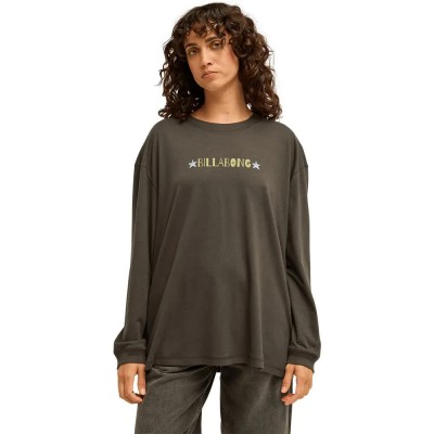 блуза,дамски,блузи,billabong,rinding,west,sweatshirt,green,(off,black)