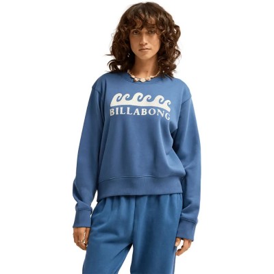 блуза,дамски,блузи,billabong,surfing,in,town,sweatshirt,blue,(true,navy)