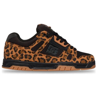 обувки,мъжки,маратонки,дамски,маратонки,dc,shoes,stag,trainers,brown,(cheetah,black)