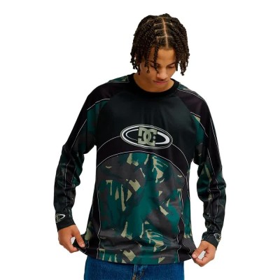 тениска,мъжки,тениски,дамски,тениски,dc,shoes,sylem,long,sleeve,t,shirt,black,(classic,camo)