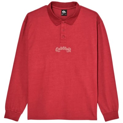 дамски,блузи,с,яка,мъжки,блузи,с,яка,quiksilver,belem,heavy,long,sleeve,polo,red,(oxblood,red)