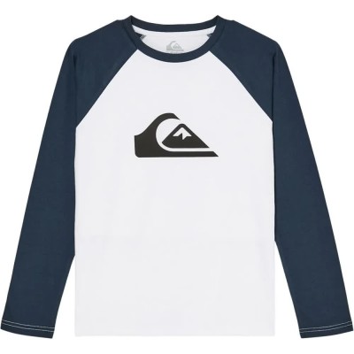 тениска,мъжки,тениски,дамски,тениски,quiksilver,evo,comp,raglan,long,sleeve,t,shirt,white,blue,(dark,navy)