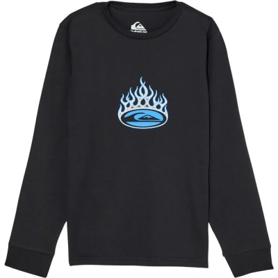 блуза,детски,блузи,quiksilver,flaming,sweatshirt,black,(black)
