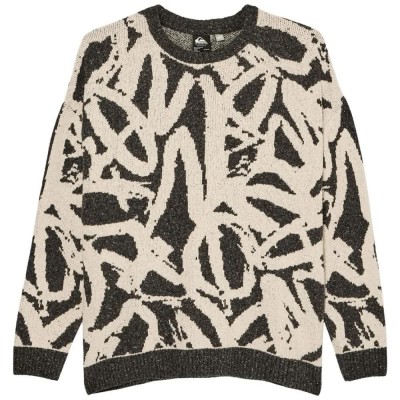 блуза,мъжки,пуловери,дамски,пуловери,quiksilver,liam,jacquard,sweater,green,(bone,white,qs,spray,can,64)