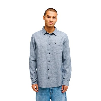риза,с,дълъг,ръкав,дамски,ризи,мъжки,ризи,quiksilver,motherfly,heather,long,sleeve,shirt,blue,(dark,navy,heather)