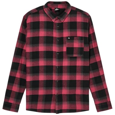 риза,с,дълъг,ръкав,дамски,ризи,мъжки,ризи,quiksilver,motherfly,plaid,long,sleeve,shirt,red,(oxblood,red,motherfly)
