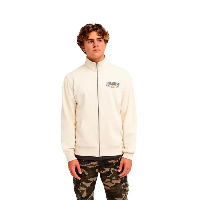 блуза,мъжки,пуловери,quiksilver,quik,zip,no,hood,full,zip,sweatshirt,beige,(bone)