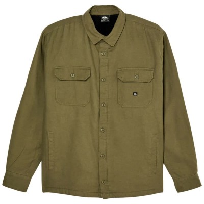 риза,с,дълъг,ръкав,дамски,ризи,мъжки,ризи,quiksilver,sherpa,solid,long,sleeve,shirt,green,(grape,leaf)