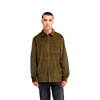 риза,с,дълъг,ръкав,дамски,ризи,мъжки,ризи,quiksilver,smoke,trail,cord,long,sleeve,shirt,green,(grape,leaf)