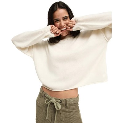 блуза,мъжки,пуловери,дамски,пуловери,roxy,something,cute,sweater,white,(coconut,milk)