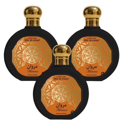 мъжки,парфюми,utur,marwan,3x100ml,eau,de,parfum,golden,(multicolor)