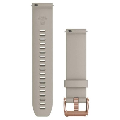 електро,garmin,quick,release,20,mm,silicone,strap,refurbished,clear,(beige,rose,gold)