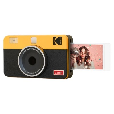 други,аксесоари,kodak,mini,shot,2,retro,instant,camera,clear,(yellow,black)