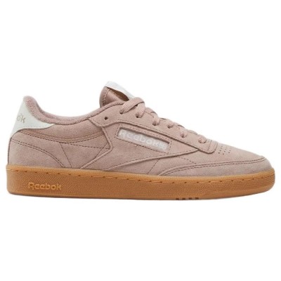 маратонки,мъжки,маратонки,дамски,маратонки,reebok,classics,club,c,85,trainers,beige,(rosewood,chalk,chalk)
