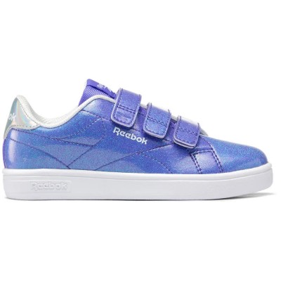 маратонки,мъжки,маратонки,дамски,маратонки,reebok,classics,court,clean,hook,loop,straps,trainers,blue,(solar,purple,white,solar,purple)