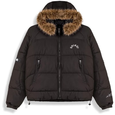 яке,мъжки,якета,дамски,якета,и,палта,grimey,the,infamous,puffer,jacket,brown,(black)