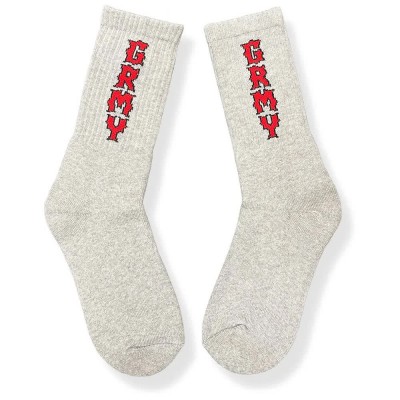 чорапи,мъжки,чорапи,дамски,чорапи,grimey,the,props,regular,socks,white,(sport,grey)