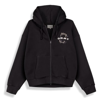 блуза,мъжки,пуловери,дамски,пуловери,grimey,wild,one,full,zip,sweatshirt,black,(black)