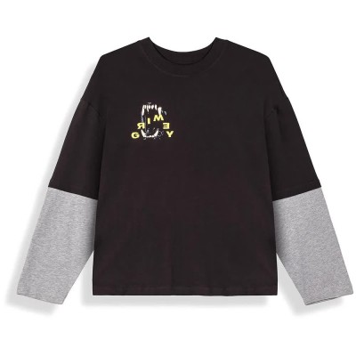 тениска,мъжки,тениски,дамски,тениски,grimey,wild,one,layered,long,sleeve,t,shirt,black,(black)