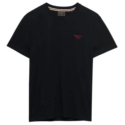 тениска,мъжки,тениски,дамски,тениски,superdry,essential,serif,logo,short,sleeve,t,shirt,black,(black,neon,red)