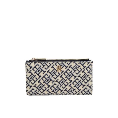 портфейли,и,портмонета,tommy,hilfiger,aw0aw19003,woman,wallet,white,(space,blue)