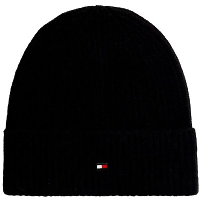 шапка,всички,шапки,tommy,hilfiger,flag,cashmere,beanie,black,(black)