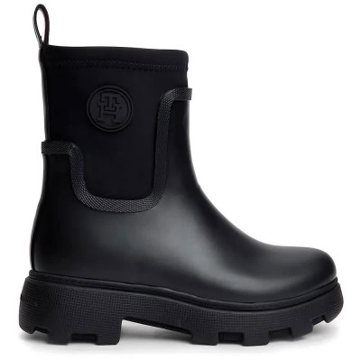 обувки,дамски,боти,мъжки,боти,tommy,hilfiger,fw0fw09544,rain,boots,black,(black)