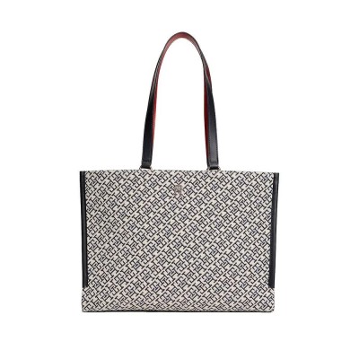 чанта,за,през,рамо,всички,чанти,tommy,hilfiger,jacquard,shoulder,bag,white,(space,blue)
