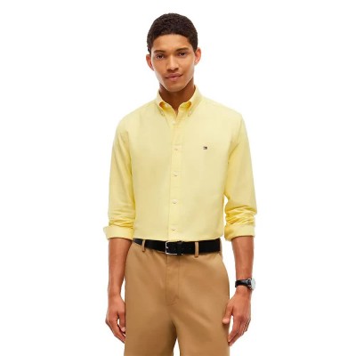 риза,с,дълъг,ръкав,дамски,ризи,мъжки,ризи,tommy,hilfiger,mw0mw35774,long,sleeve,shirt,yellow,(sunflower,yellow)