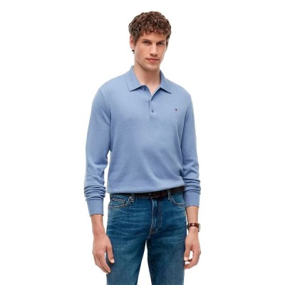 дамски,блузи,с,яка,мъжки,блузи,с,яка,tommy,hilfiger,mw0mw36519,cashmere,long,sleeve,polo,blue,(brisk,blue)