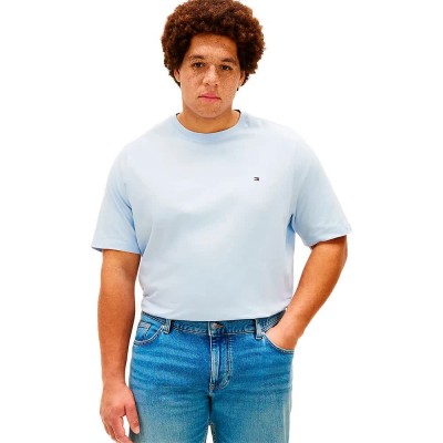 тениска,мъжки,тениски,дамски,тениски,tommy,hilfiger,mw0mw41233,plus,size,short,sleeve,t,shirt,blue,(breezy,blue)