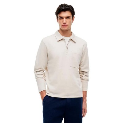 блуза,мъжки,пуловери,tommy,hilfiger,mw0mw43213,half,zip,sweatshirt,beige,(heathered,oatmilk)