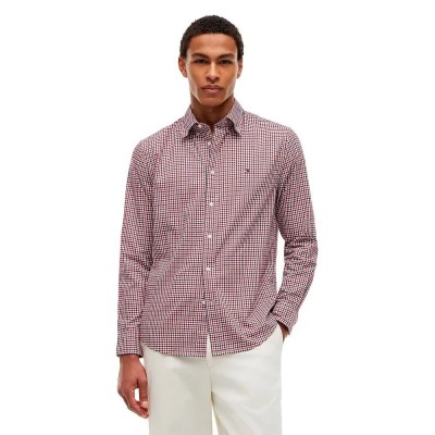 карирана,риза,дамски,ризи,мъжки,ризи,tommy,hilfiger,mw0mw43319,long,sleeve,shirt,red,pink,(red,check,01)