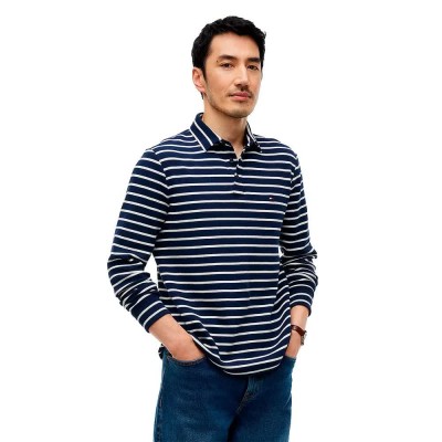 дамски,блузи,с,яка,мъжки,блузи,с,яка,tommy,hilfiger,mw0mw44651,long,sleeve,polo,blue,(desert,sky,stripe)