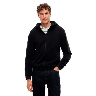 блуза,мъжки,пуловери,tommy,hilfiger,mw0mw44680,full,zip,sweatshirt,blue,(black)