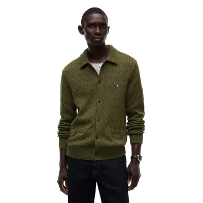 жилетка,мъжки,пуловери,дамски,пуловери,tommy,hilfiger,mw0mw44756,cardigan,green,(huntsman,green,ivory,petal)
