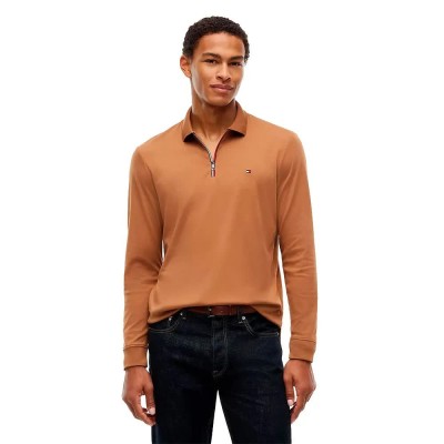дамски,блузи,с,яка,мъжки,блузи,с,яка,tommy,hilfiger,mw0mw44820,long,sleeve,polo,brown,(timeless,tawny,navy,blue)