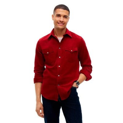 риза,с,дълъг,ръкав,дамски,ризи,мъжки,ризи,tommy,hilfiger,mw0mw45647,long,sleeve,shirt,red,(autumn,red)