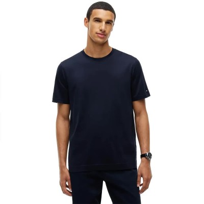тениска,мъжки,тениски,дамски,тениски,tommy,hilfiger,new,york,mercerized,short,sleeve,t,shirt,blue,(desert,sky)