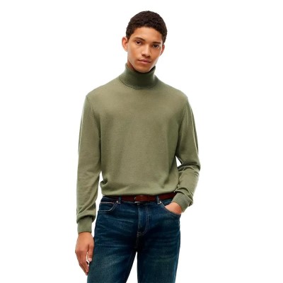 блуза,мъжки,пуловери,дамски,пуловери,tommy,hilfiger,new,york,mw0mw44700,high,neck,sweater,green,(battle,green)