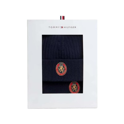 комплект,всички,шапки,tommy,hilfiger,set,am0am14586,beanie,blue,(space,blue)