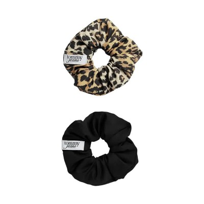 други,аксесоари,tommy,hilfiger,set,aw0aw18988,hair,tie,brown,black,(cheetah)