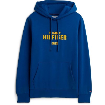 блуза,мъжки,пуловери,дамски,пуловери,tommy,hilfiger,stack,regular,fit,hoodie,sweater,blue,(opulent,blue)
